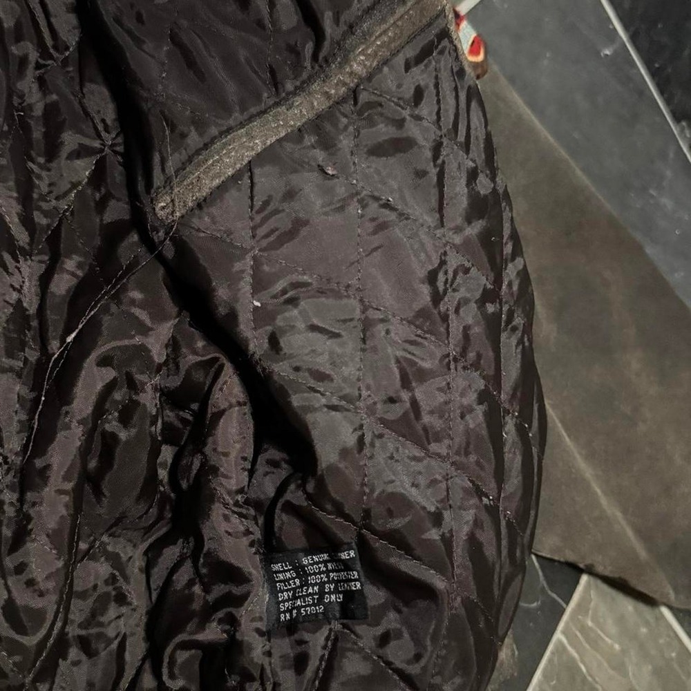TRUE VINTAGE 80s Guess Leather A-2 Type Airforce Inspired Bomber Jacket - Medium - Picture 5 of 8
